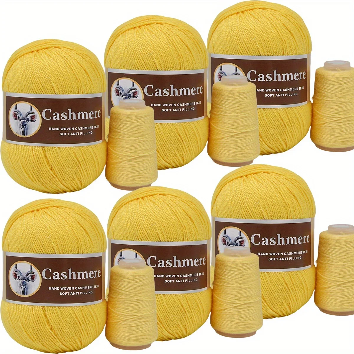 Luxurious Hand-Knitting Cashmere Wool