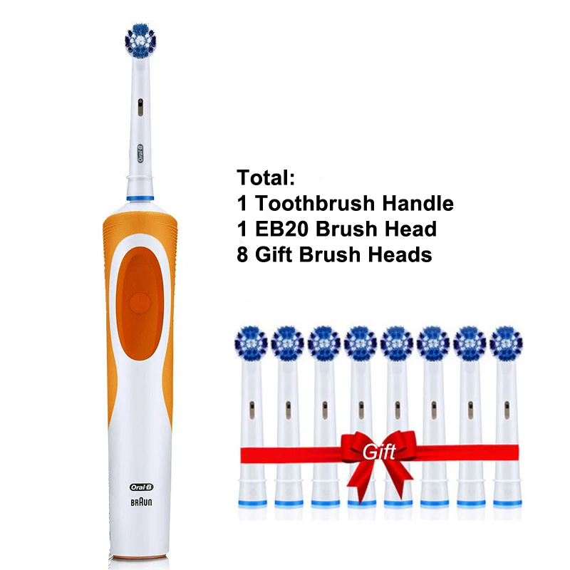 Advanced Oral B Electric Toothbrush with 3D Whitening and Extra Brush Heads