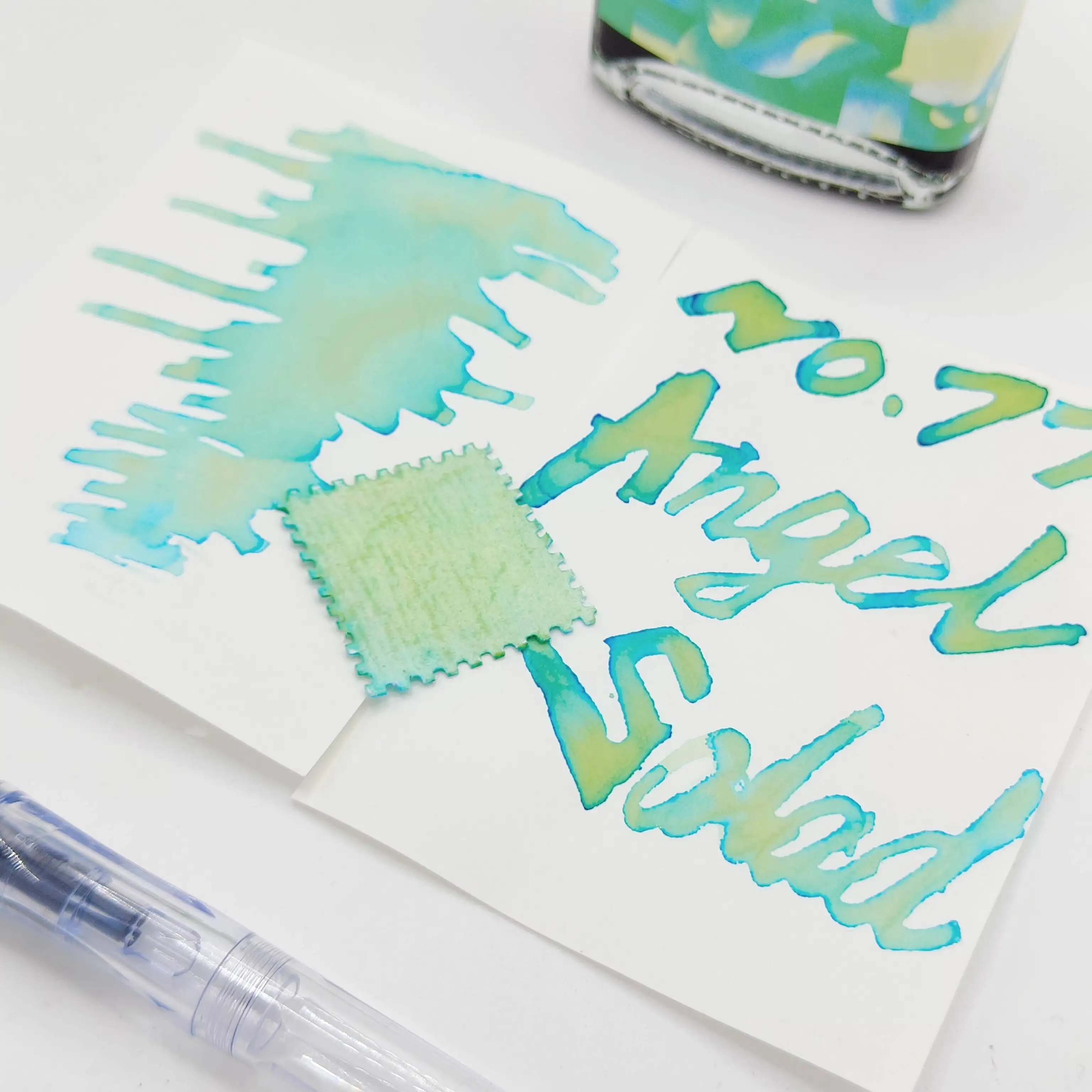 제르콘 NO.77 엔젤 샐러드 저널 문구 잉크, 쉰잉 잉크 50ml