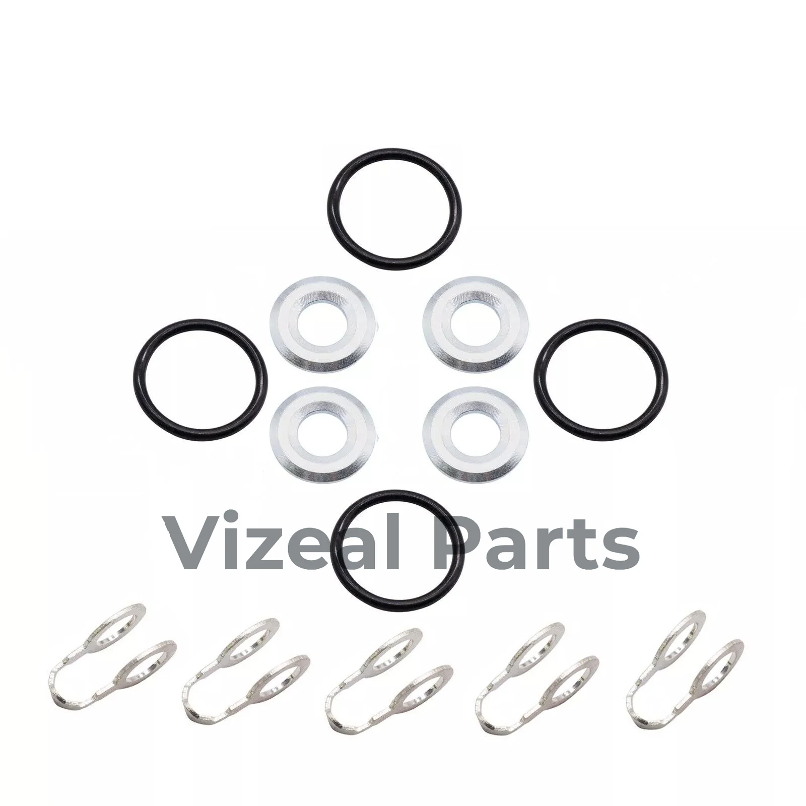 1Set/ 3Sets/ 5Sets Fuel Injector Seal Gasket Copper Washer Kit For Toyota Hilux KUN26 D4D 1KD-FTV 3.0L 2KD-FTV