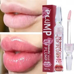 Instant Enhancer Plumper Lip Oil Extreme Volumising Lip Gloss Essence Fast Nourish Anti-Wrinkle Sexy Lip Moisturizing Oil Care