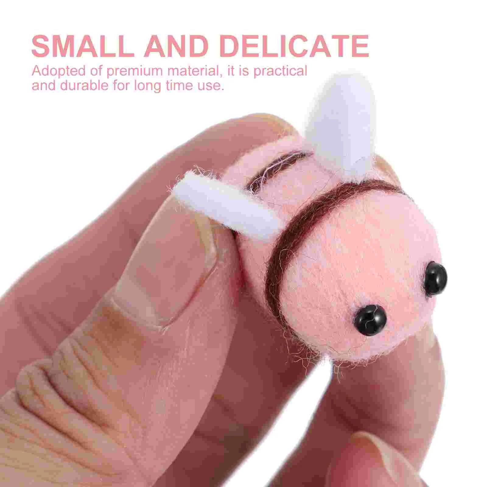 20 PCS Decorative Bee Craft Ball Wool Felt for Clothing Supplies Scrapbooking Child
