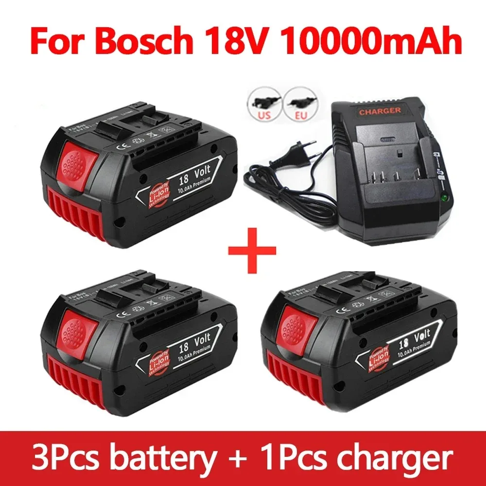 Bat609 Bat610 Bat618 Bat619 18V 6000Mah Sostituzione Batteria Agli Ioni Di Litio Per Bosch 18V Batteria Trapano Professionale Gba 18V Gsr 18V