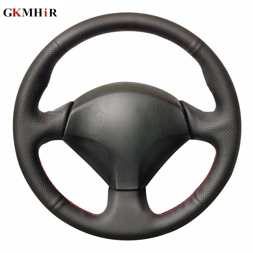 

Рука сшитый черный искусственная кожа Чехол рулевого колеса автомобиля для Honda Acura RSX Тип-S 2005 S2000 2000-2008 Civic Si 2002-2004