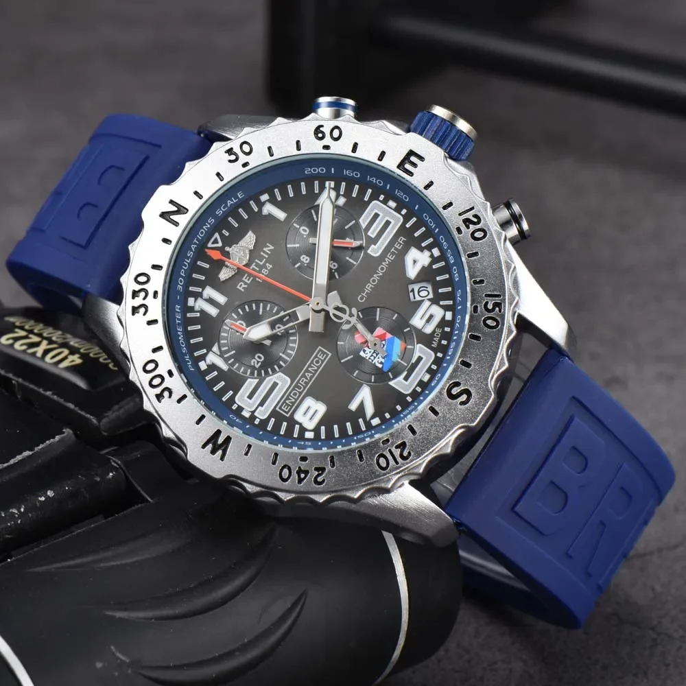 

2023 Breitling Watches For Mens Luxury Endurance Sport Automatic Date Wristwatch Business Quartz Movement Chronograph AAA Clocks