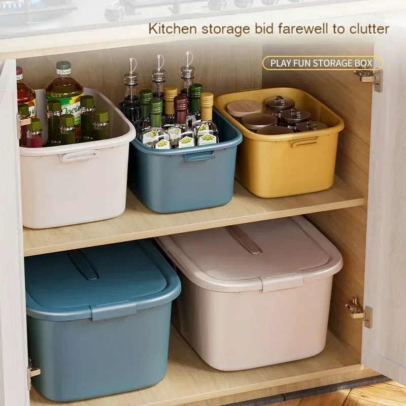 

Коробка-органайзер, корзина для игрушек, домашний шкаф для хранения, пластиковая комната, гостиная, разные настольные закуски