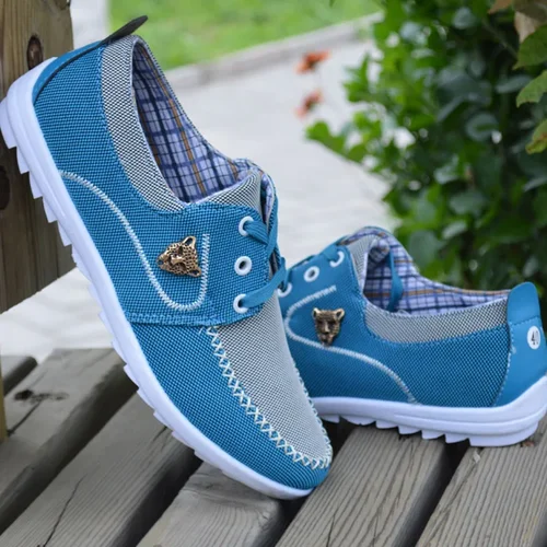 Men Casual Sneakers Flat Canvas Shoes for Men Spring Summer Comfortable Male Sneakers Soft Big Size Driving Footwear Peas Shoes 2