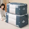 Large Capacity Clothes Storage Bag Organizer With Reinforced Handle Suitable For Blankets Bedding Foldable With Sturdy Zipper 1