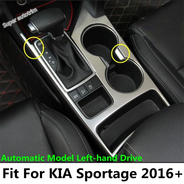 Lhd Front Zentral steuerung Wasser becher halter Panel Abdeckung  Verkleidung für Kia Sportage Automatik Modell 2016-2020 Zubehör Interieur -  AliExpress