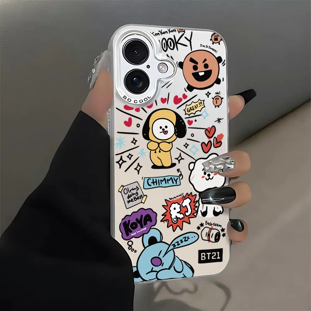 Cartoon Design BT21 Phone Case - Stylish and Durable Protection
