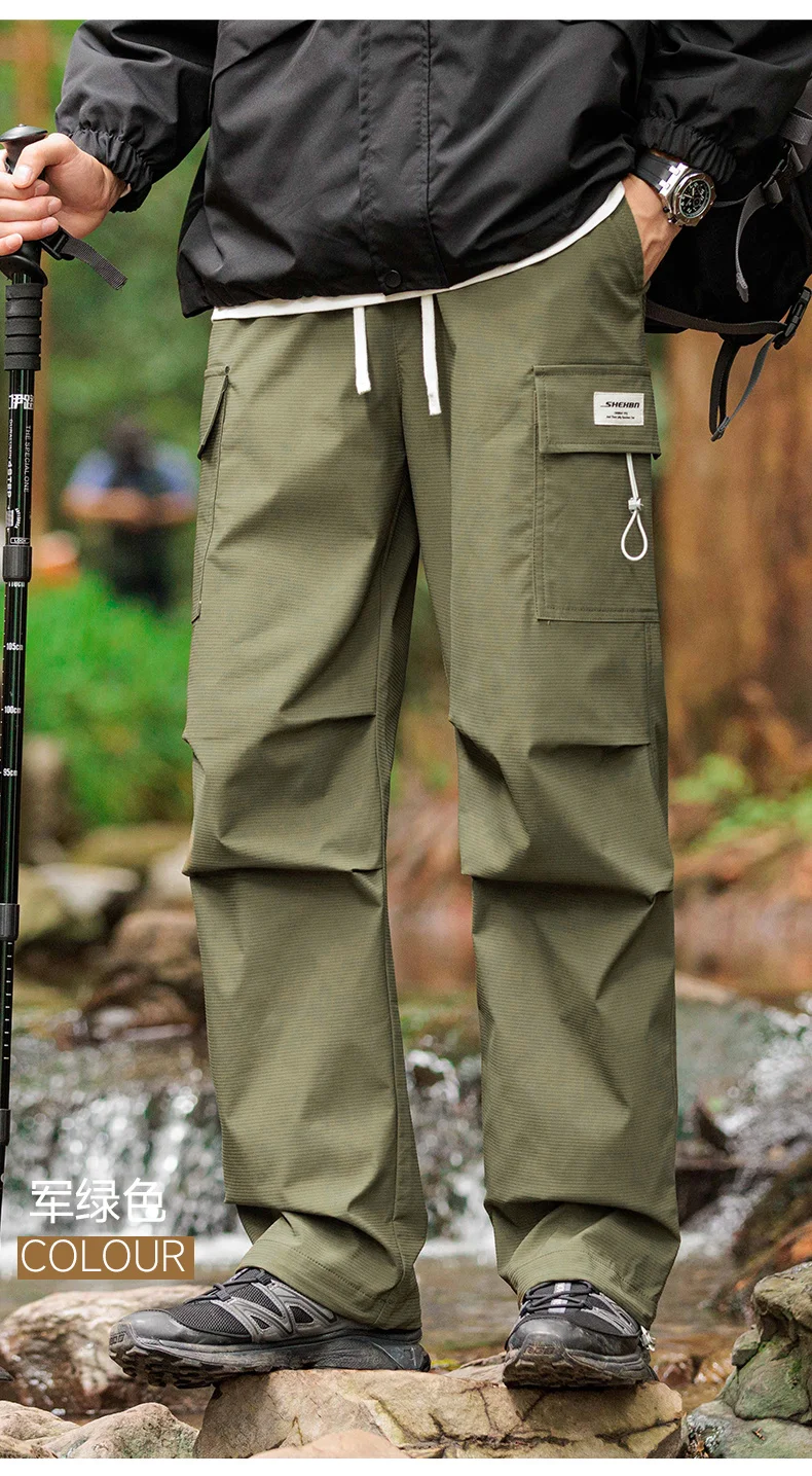 Description Picture 6 of item2024 New Waterproof Tactical Cargo Pants Men Combat Trousers Pants Multiple Pockets Working Hiking Casual Trousers Pants Men