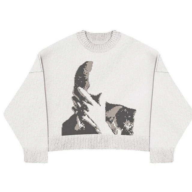 Loose Knit Sweater Jumper 1