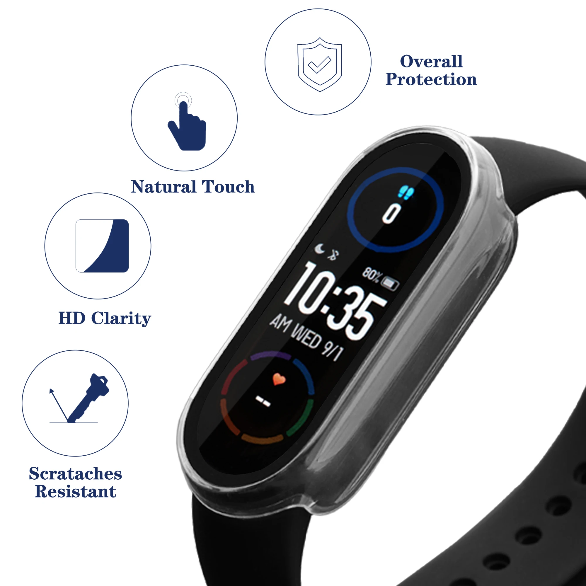 Bracelet Mi Band Touch Screen Xiaomi Xmsh05hm Mi Band Smart