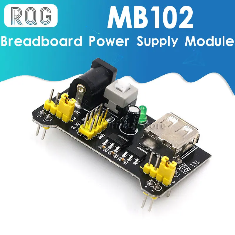 MB102BreadboardPowerSupplyModuleMB102whiteBreadboardDedicated
