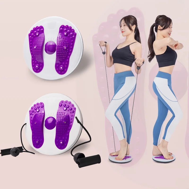 Waist Torsion Disc Exercise Waist Twisting Disc Foot Massage Fitness Equipment Portable Magnetic Tension Twisting Machine waist twisting disc
