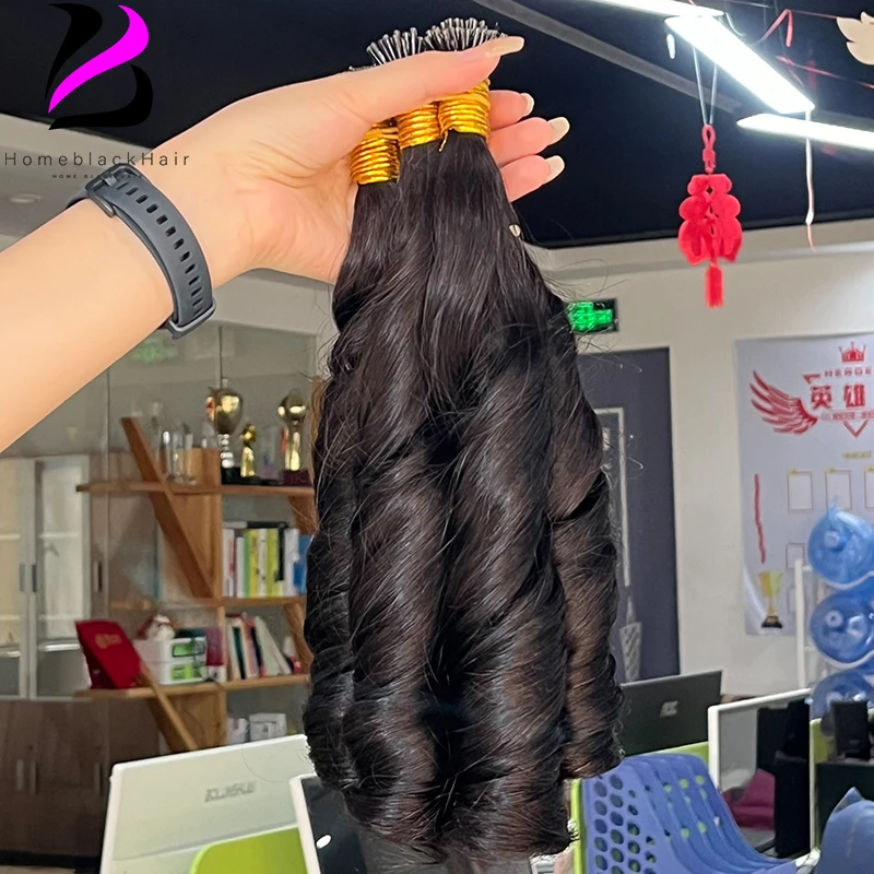 I Tips Loose Natural Hair Extensions Virgin Hair Extensions For Black Women Remy Bulk I Tip Natural Fusion