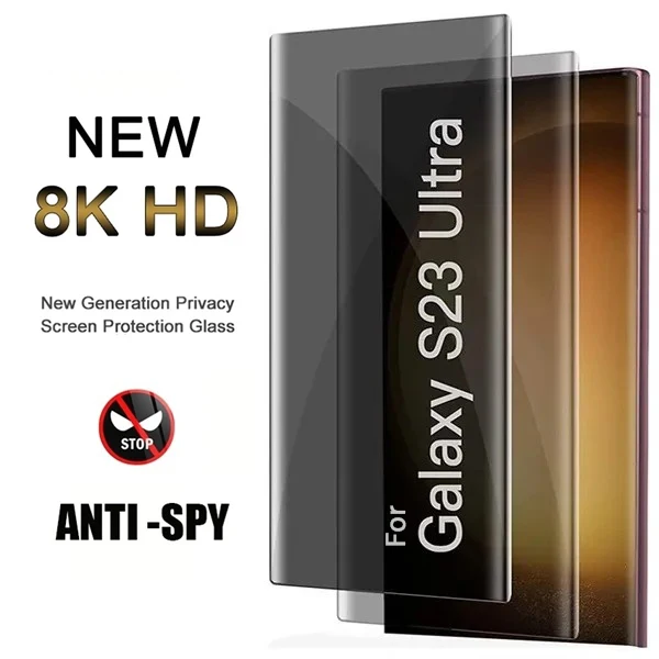 PrivacyScreenProtectorsforSamsungGalaxyS23UltraPlusAntiGlare