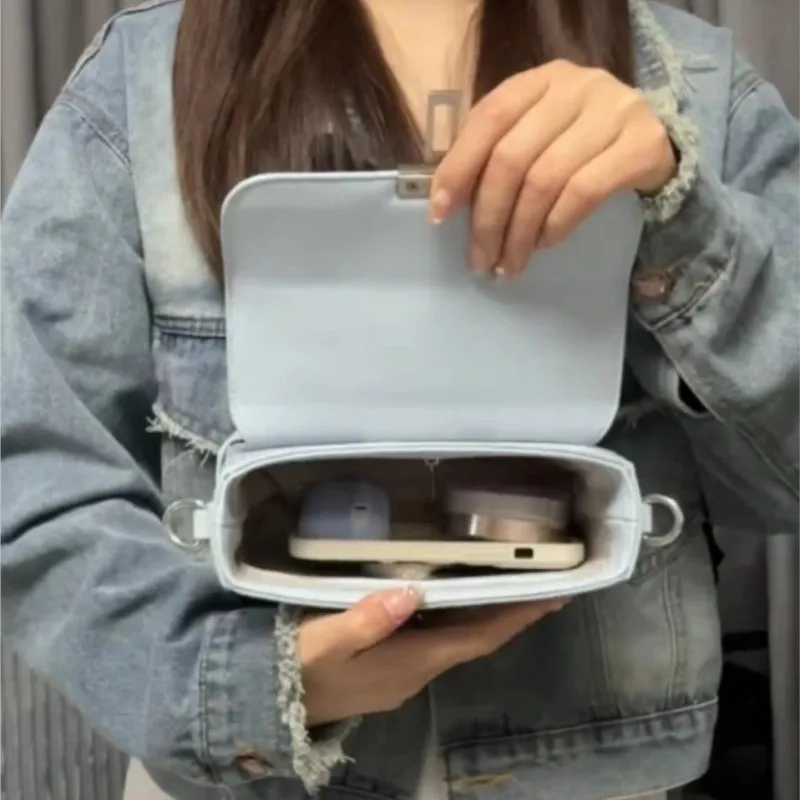 Fashion Faux Crocodile Pattern Box Handbag Women Leather Large Capacity Shoulder Bag Ladies Color Block Luxury Crossbody Bag New