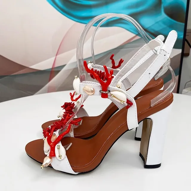 Heels Zapatos Coral Fiesta Wedding Shoes Coral Sandal Heels Coral