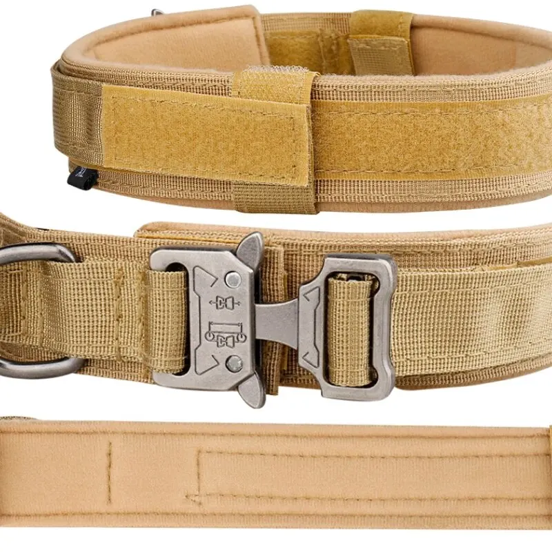 Dog Collar Pet Collar Tactical Dog Collar for Medium and Large Dogs