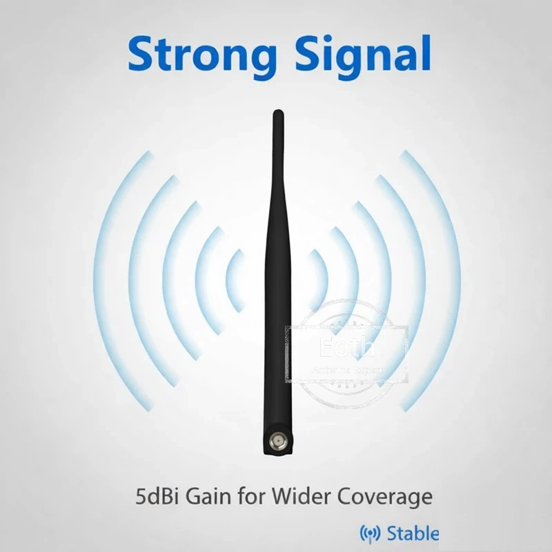 Eoth 5개 묶음 868MHz 메쉬타스틱 안테나 게인 5dbi SMA Male GSM 915 868 MHz 안테나 신호 증폭기 로라완 안테나 낮은 VSWR