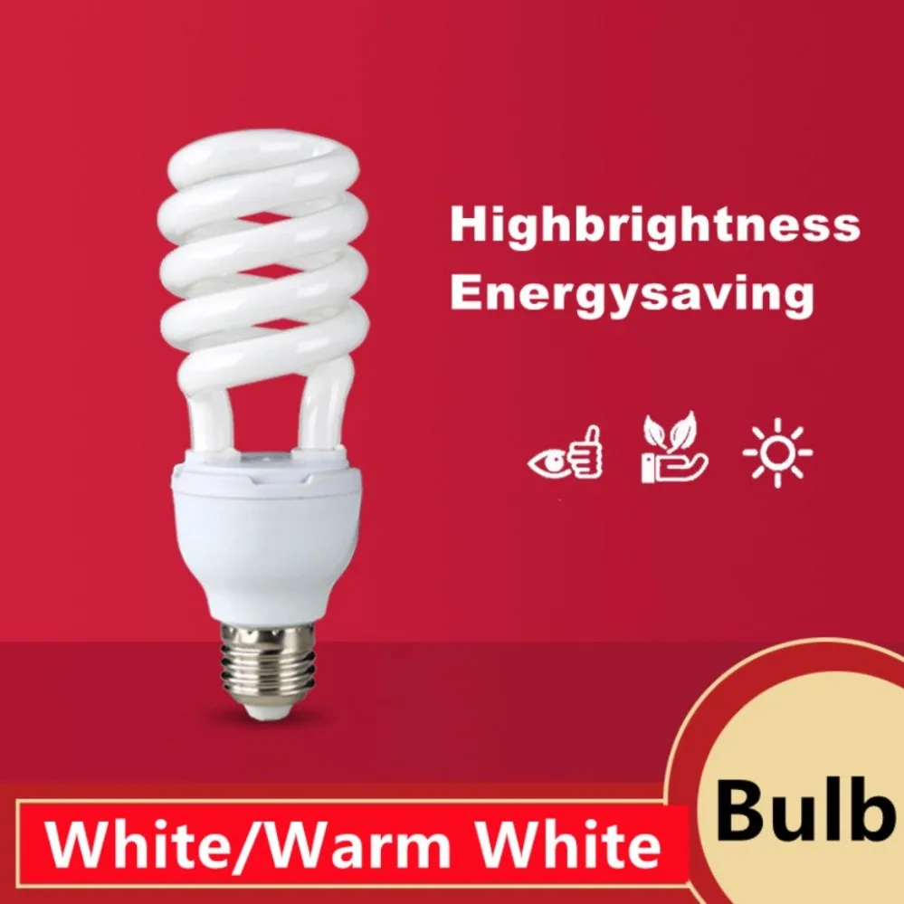 Spiral Light Bulb Energy-saving Lamps Tubes E27 5-45W Retro Decor Lamps Bright Bulbs AC220V LED Lamp Home Decoration Lamp