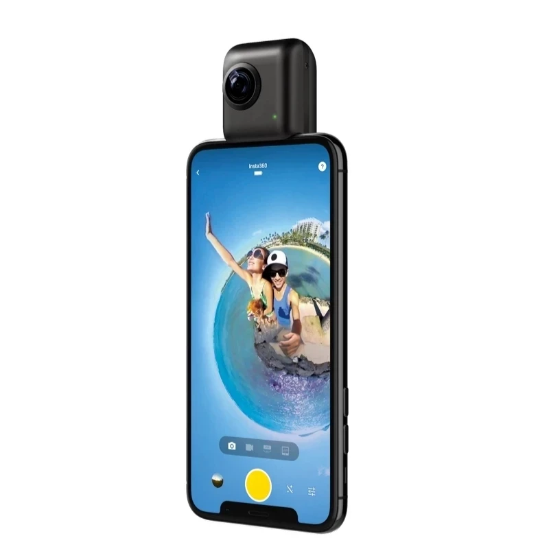 

Drop shipping New 2021 Insta360 Nano S 4K 360 VR Video Panoramic Camera 20MP photos for iphone X XS XR for iPhone 7 8 6 series