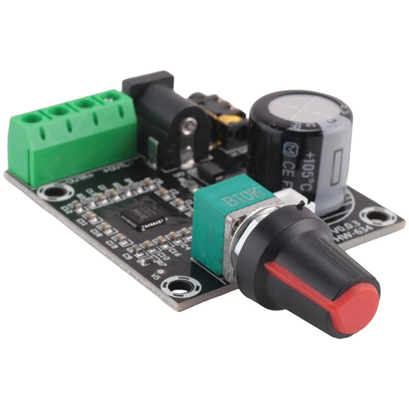 2X PAM8610 Dual Channel DC 12V HD Pure Digital Audio Stereo Amplifier Board Class D 15W X 2 High Power Amplifier Module