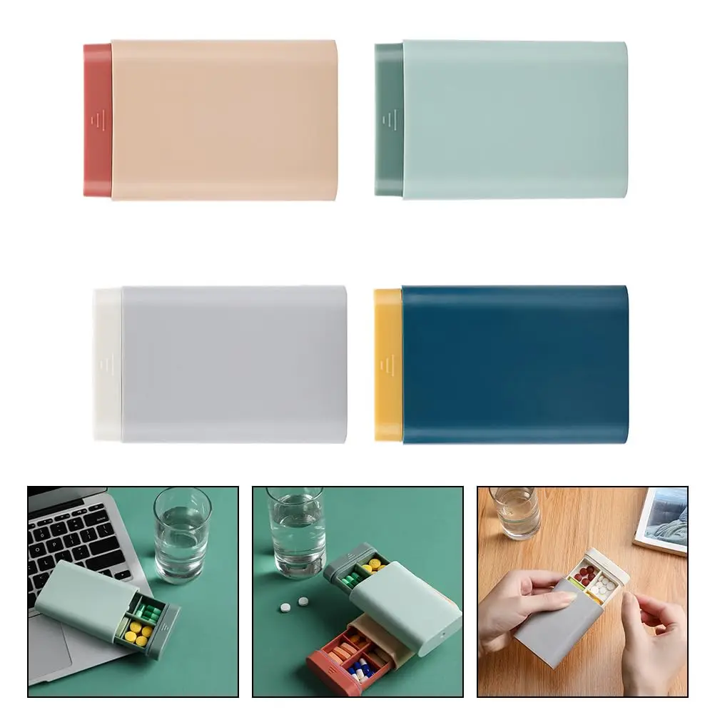 Compact Travel Pill and Chewing Gum Holder - Portable Daily Medicine Sealing Dispenser