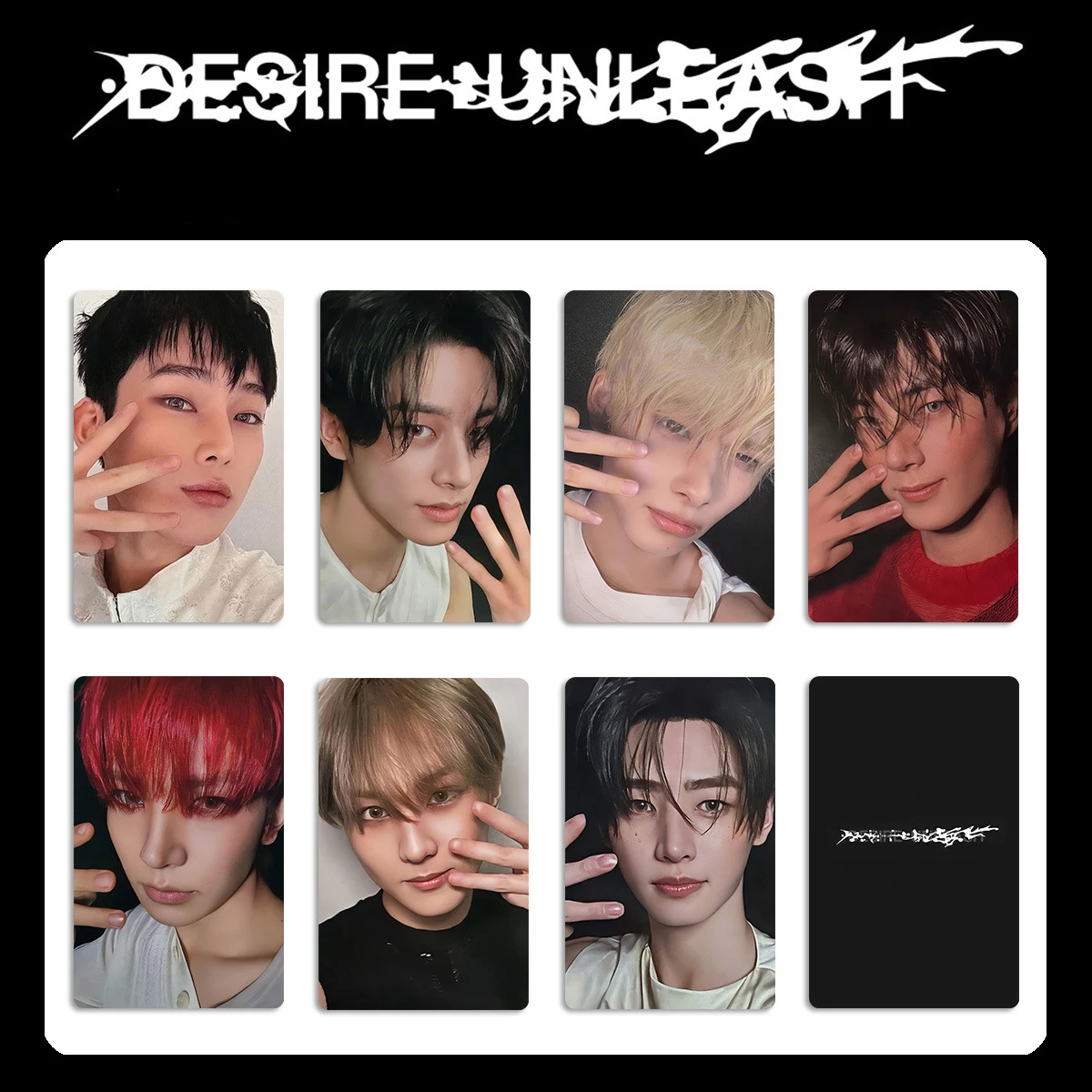 Kpop Album DESIRE UNLEASH Photocards TOWER HMV Special LOMO Card