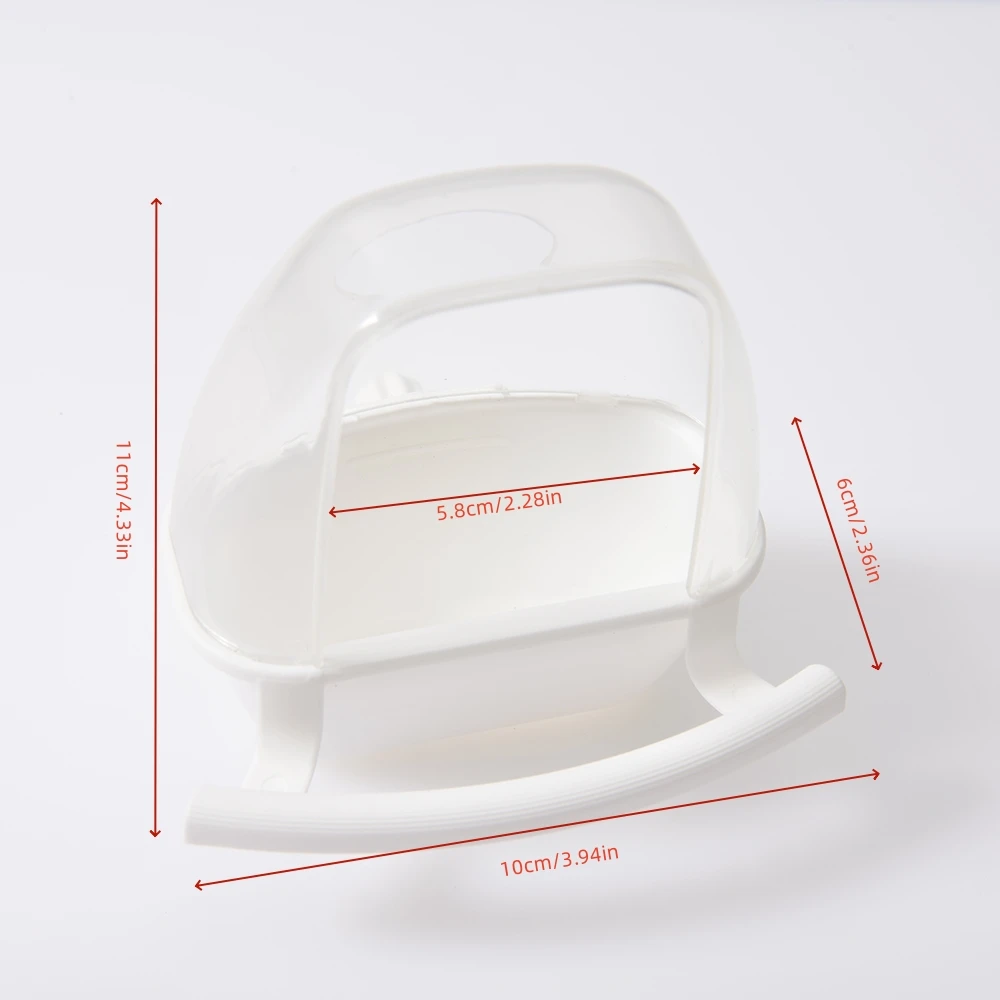 1PC Parrot Slot Can Hang Automatic FeederParrot Bird Water Hanging Bowl Parakeet Feeding Box