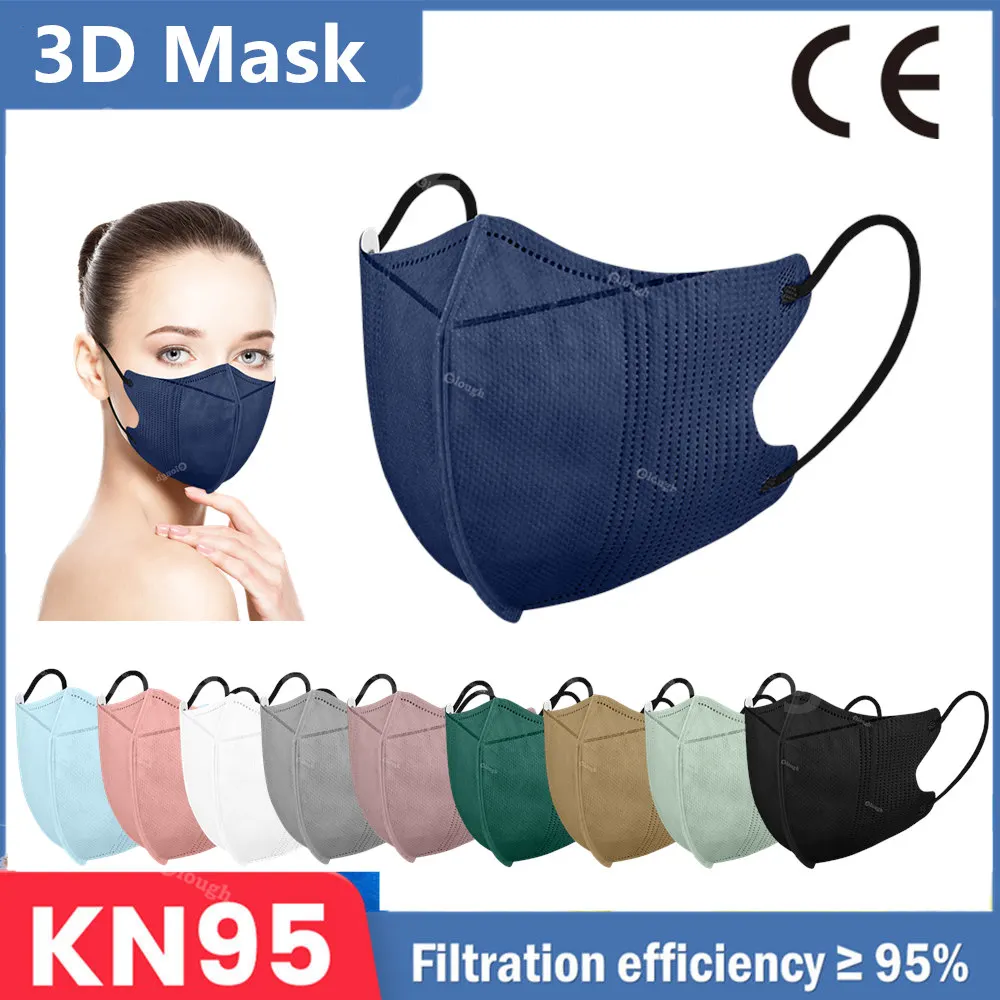 3D маски Morandi colors CE FFP2 Mascarillas KN95 сертифицированные Mascarilla FPP2 Homologada Cubrebocas маска для