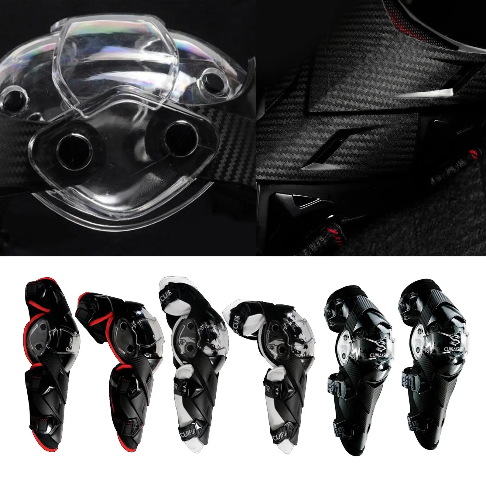 1 Pair Knee Pads Motorcycle-Adult Motorcycle Knee Pads/Adjustable Pads