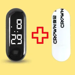 Compact Waterproof LED Digital Clock for Motorcycles and Scooters (A)