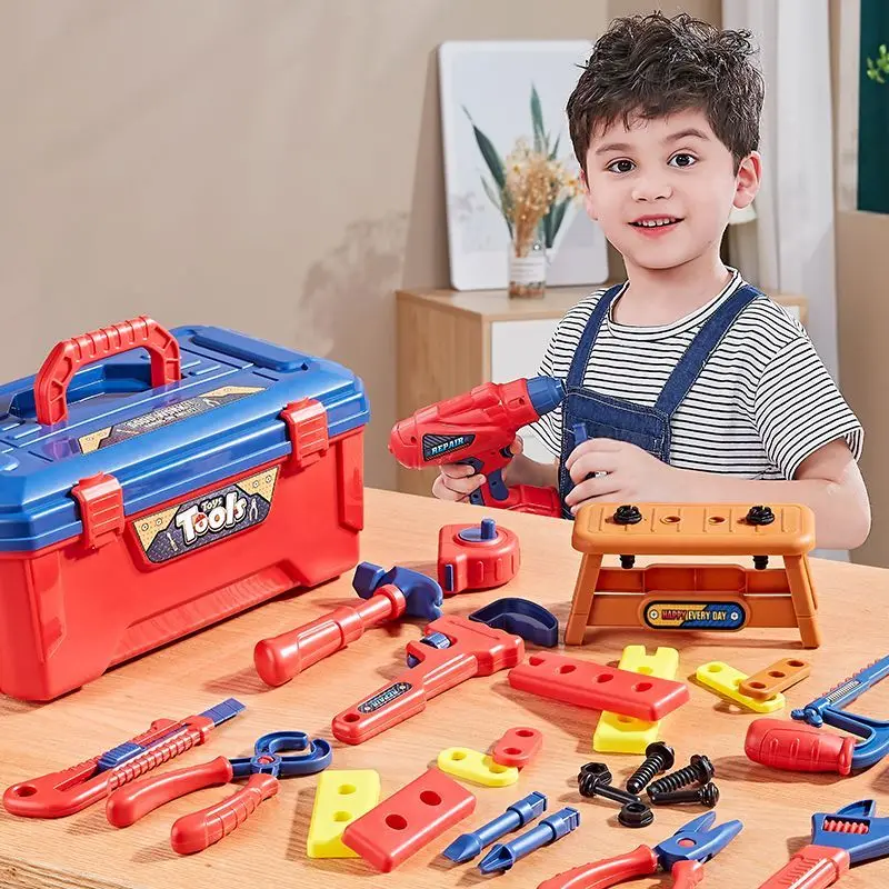Children Toolbox Toy Boy Simulation Maintenance Electric Drill