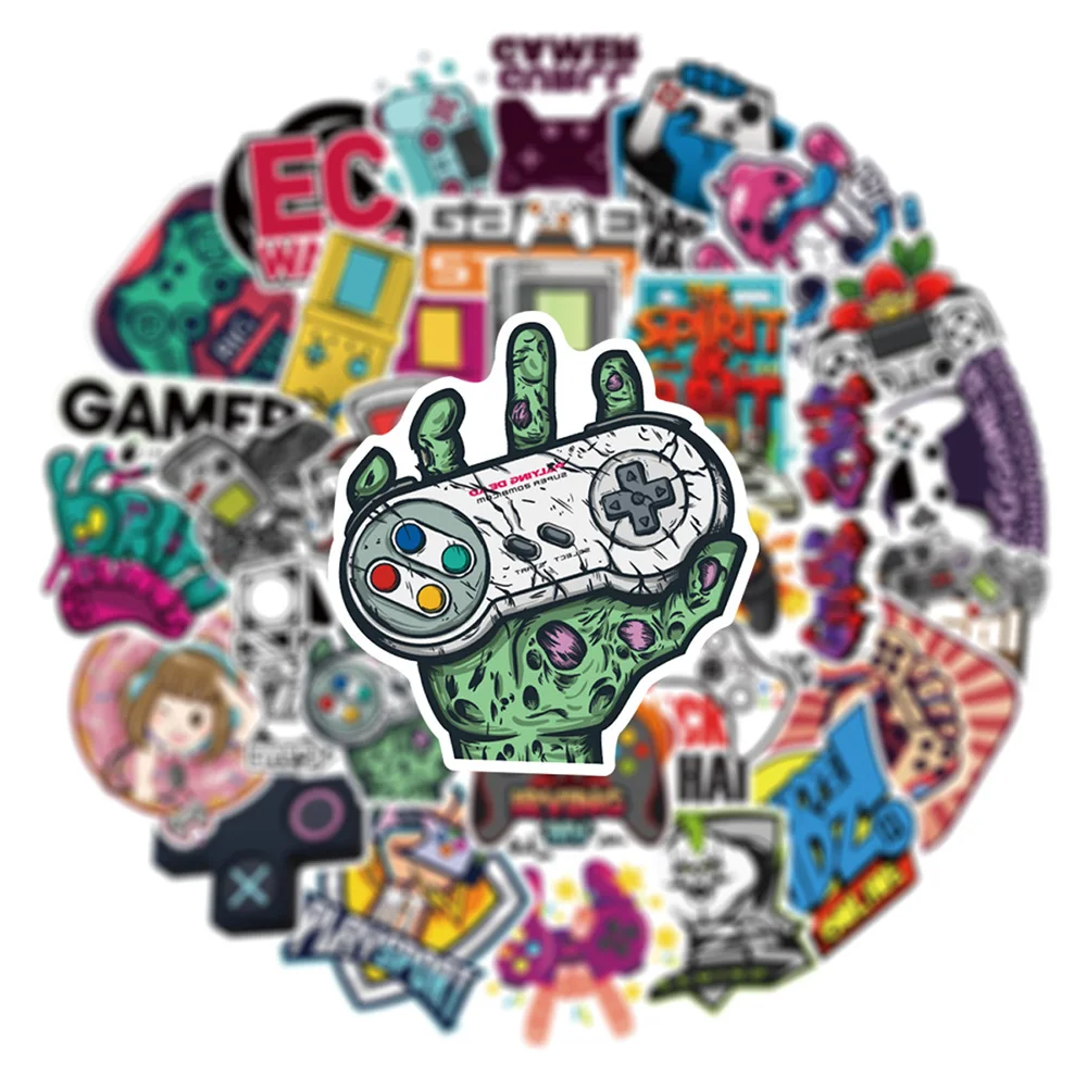 10/30/50pcs Cool Vintage Video Game Stickers Decal Graffiti Skateboard Laptop Phone Car Retro Waterproof Sticker Kid Classic Toy - 4
