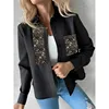 Plus Size 1XL-5XL Women's Fashionable Printed Casual and Comfortable Pullover Shirt