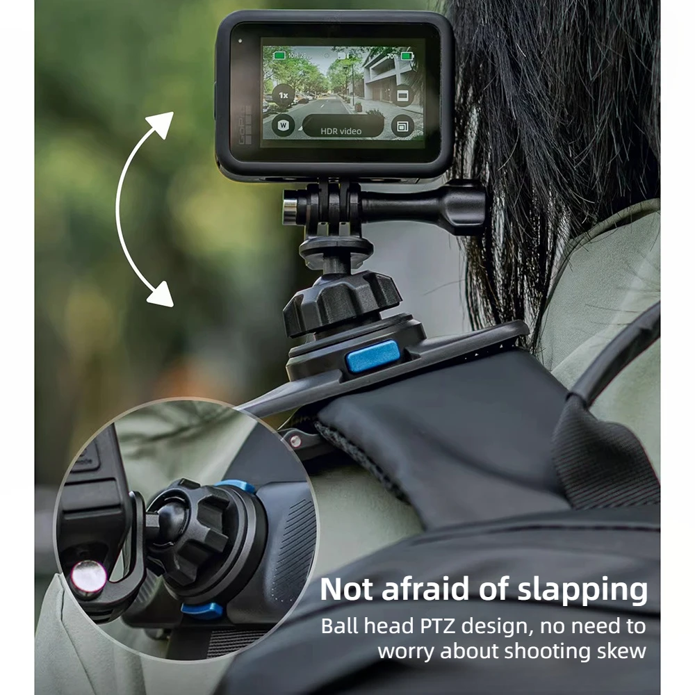 DJI Action 5 Gopro13 스포츠 카메라 액세서리 용 마그네틱 퀵 릴리스 배낭 클립 숄더 백 홀더 가슴 고정 브래킷