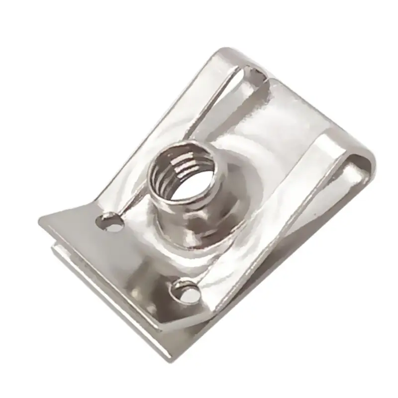 10pcs Stainless Steel U Type Clips Plate Leaf Spring Nut M6 M5 M4 M8 8mm 5mm 6mm 4mm Reed Nuts for Car Motorcycle Scooter ATV - Image 4