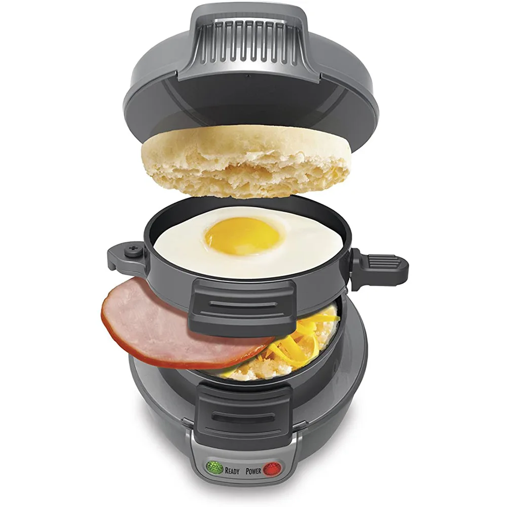 Household Breakfast Machine Hamburg Sandwich Maker With Egg Cooker Ring Machine Bread Sandwich Waffle