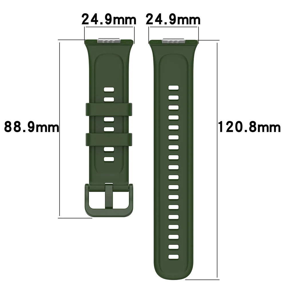 Silicone Strap and Transparent TPU Protective Case
