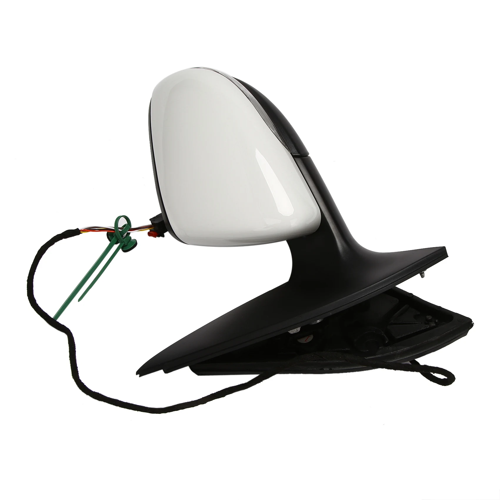 

Left Side Door Rear View Mirror Assembly LH 6 Lines for Golf MK6 2009-2012 with Electric Adjustment / Heating White