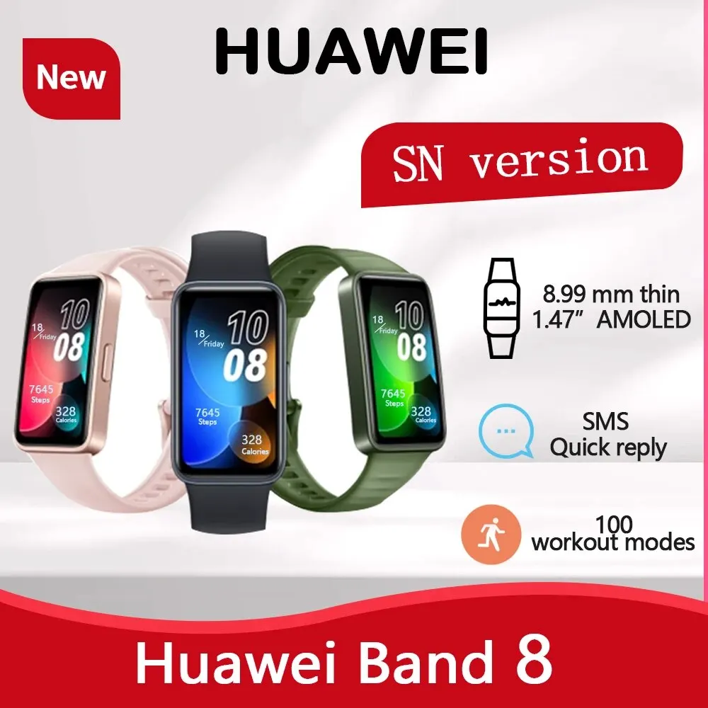 Huawei Band 8 Amoled 1.47 plg. Rosa, Wearables Huawei