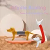 4Pcs Pop Tubes Spring Dog DIY Stress Reducing Toys for Children's Puzzle Grasp Sensory Cultivation Birthday Gift Toys for Kids 5