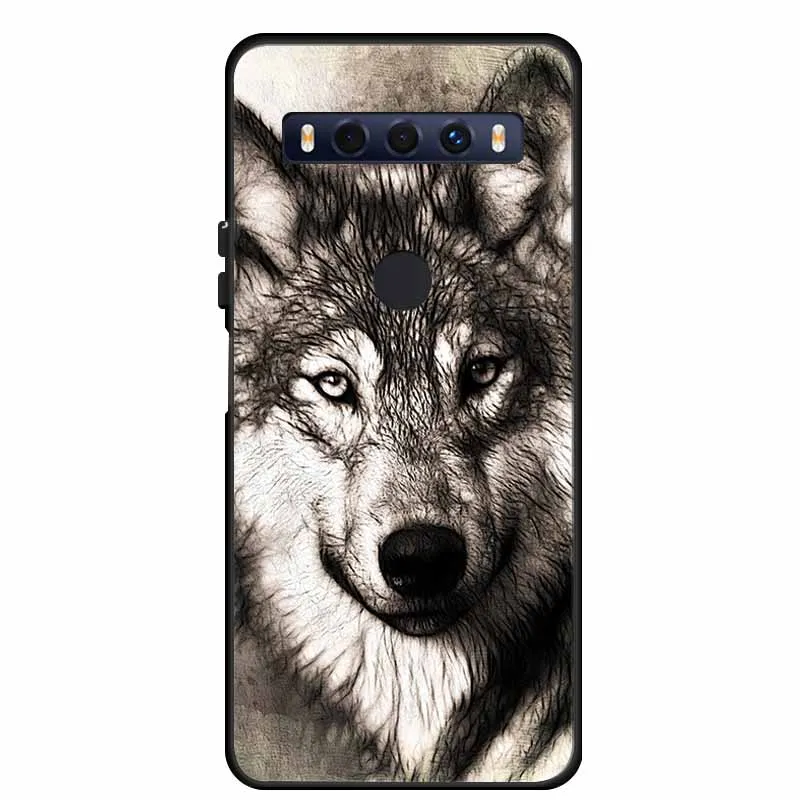 Cartoon Soft TPU Silicone Lion Wolf Phone Case - Stylish Back Cover
