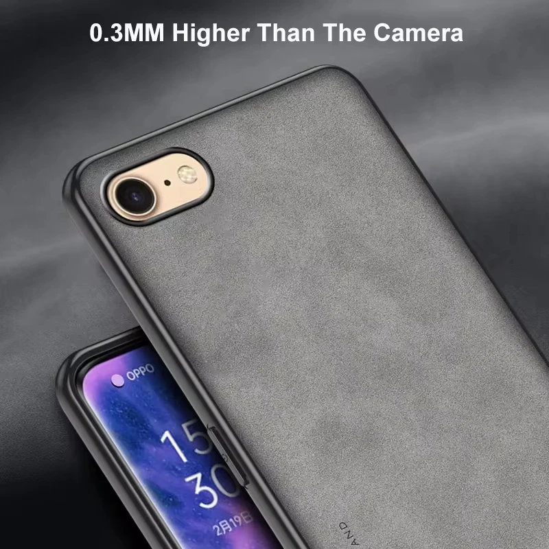 Luxury Sheepskin Leather Phone Case - Men's Business Edition