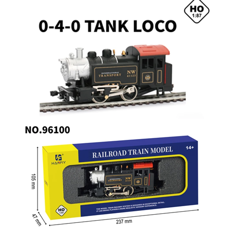 Locomotive Most Popular Model Train Gauge HO Scale 1/87 Steam