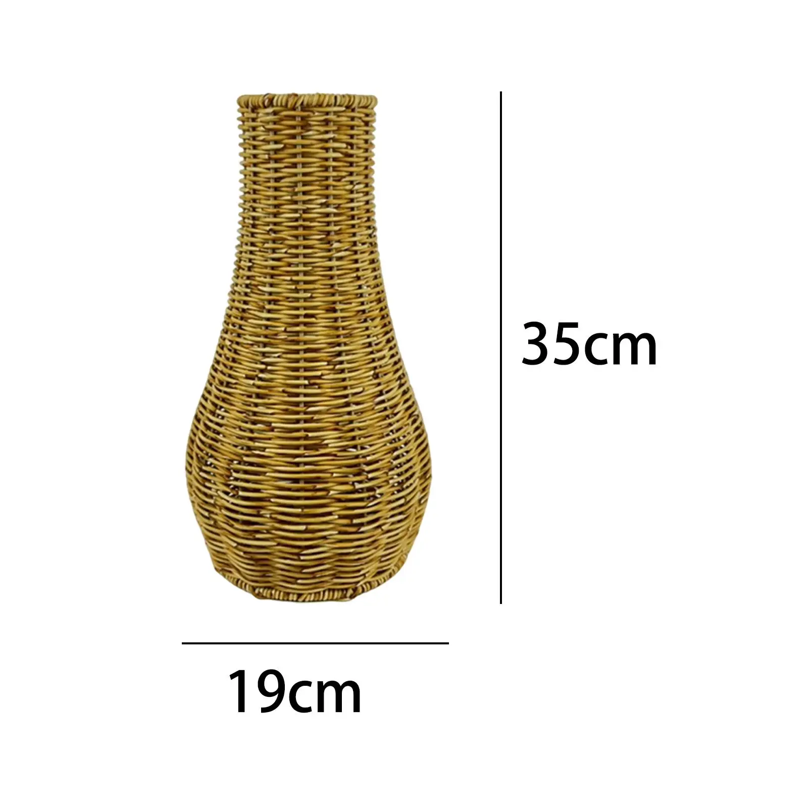 Handcrafted Rattan Vase - Exquisite Woven Art for Flower Arrangements