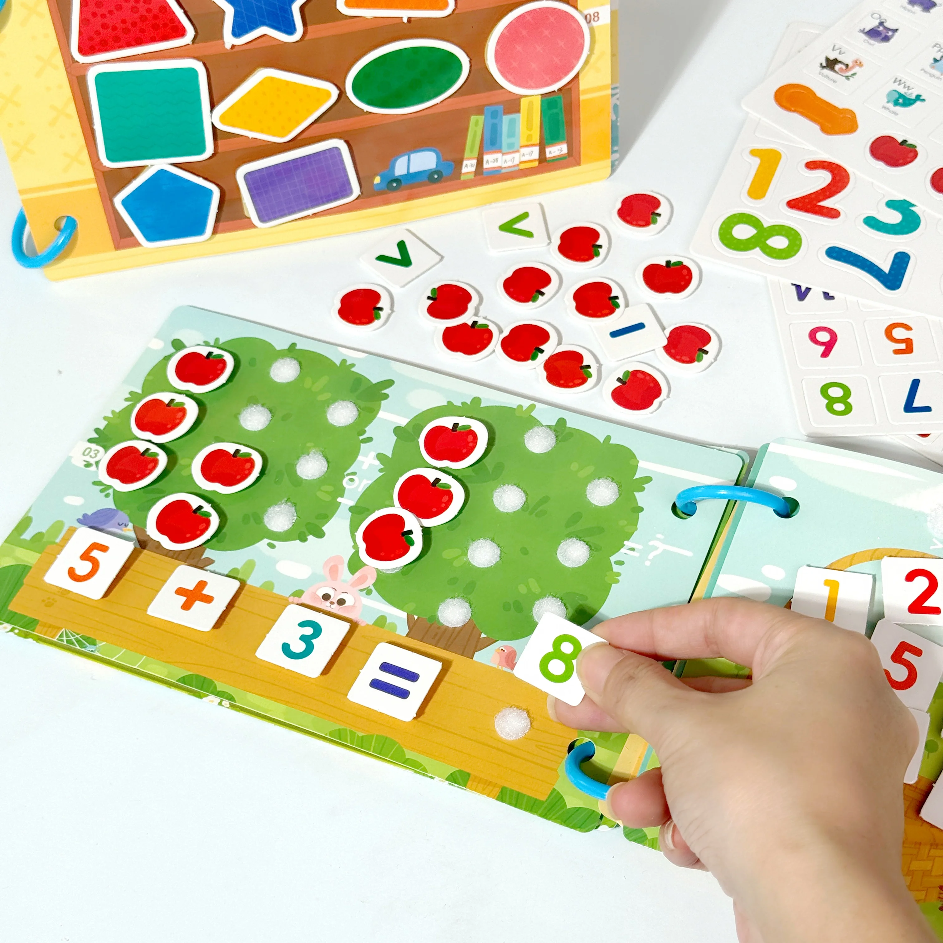 Interactive Children's Quiet Book: Educational Themes of Weather, Dates, Numbers & Shapes – Perfect Birthday & Holiday Gift
