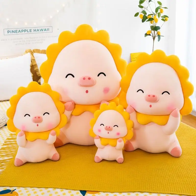 

Cute Pig Plush Toy Stuffed Animal Sweet Soft Cartoon Doll Pillow Christmas Birthyday Girl Gift Cushion Kawaii Plushie new